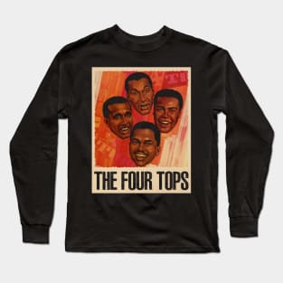 Classic Motown Vibes The Tops Band Resonating in Your Wardrobe Long Sleeve T-Shirt